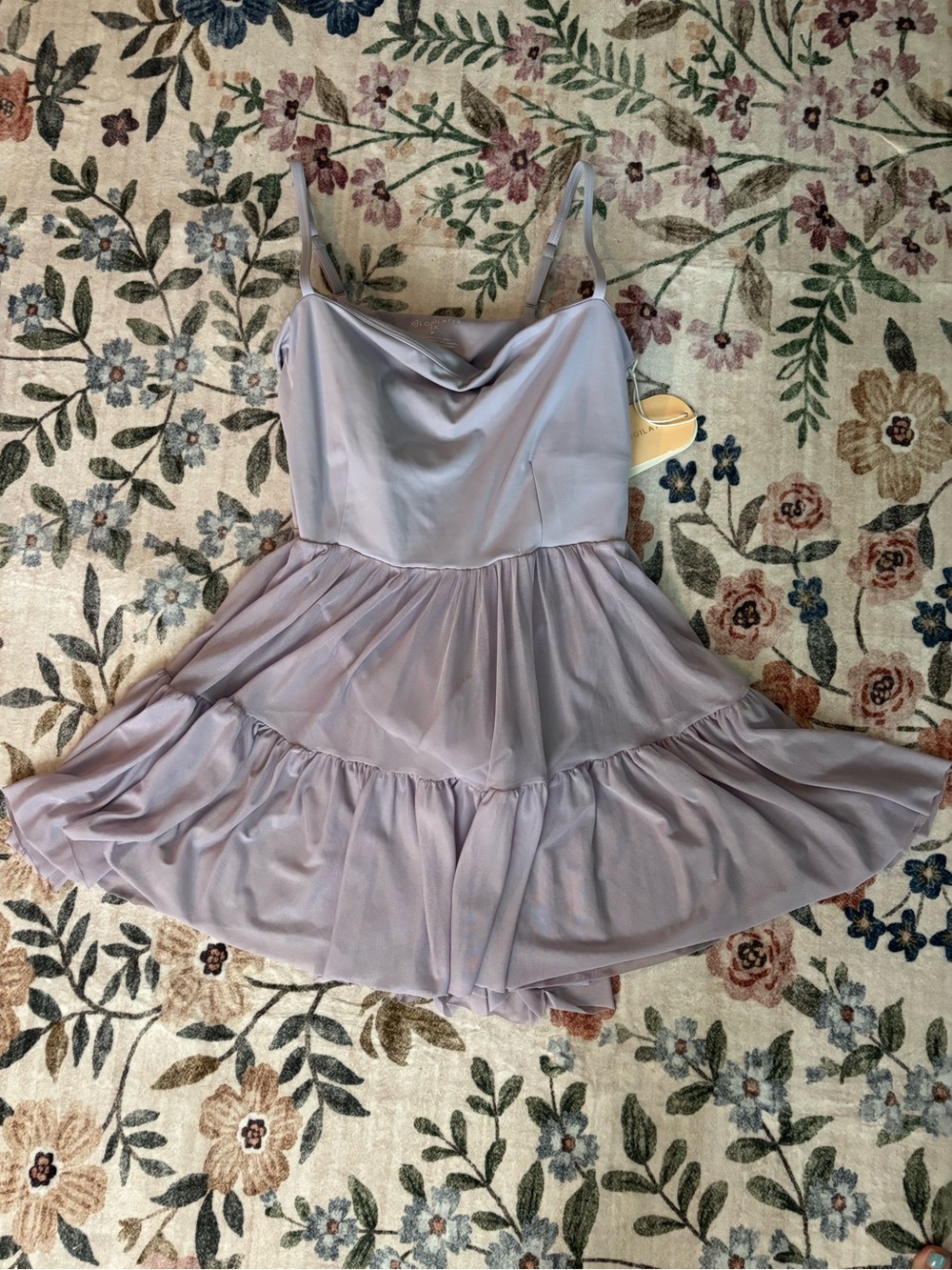 NWT Blogilates Purple Mini Ballerina Dress